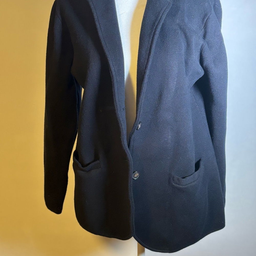 J. Crew Textured Black Jacket Size Medium - Picture 6 of 10